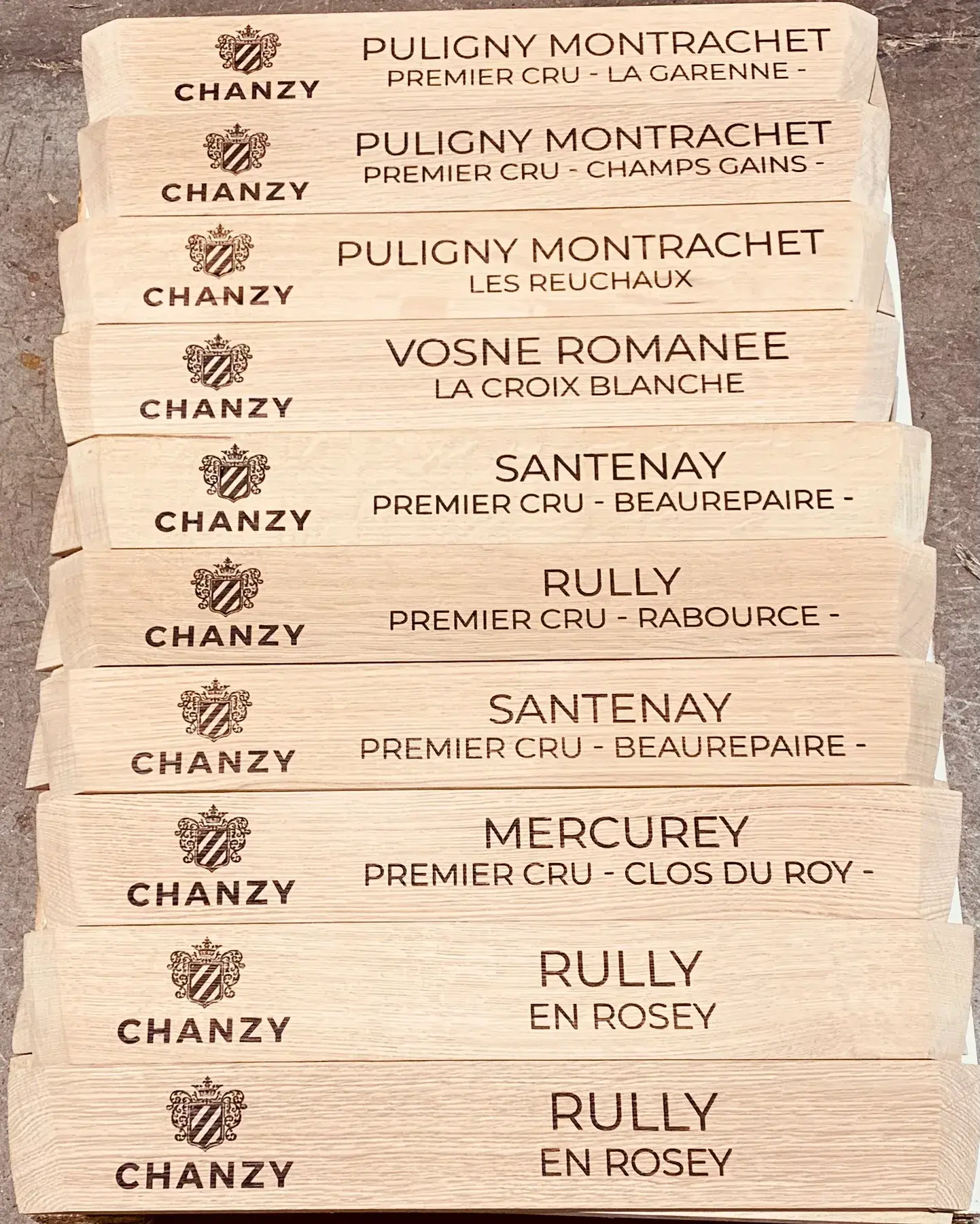 Caisses et coffrets bois — réalisation de l’atelier Beaune Gravure